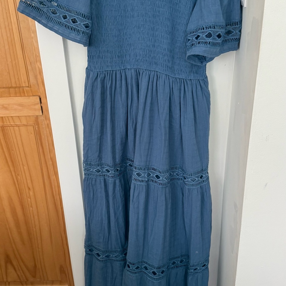 Roole River detail midi dress